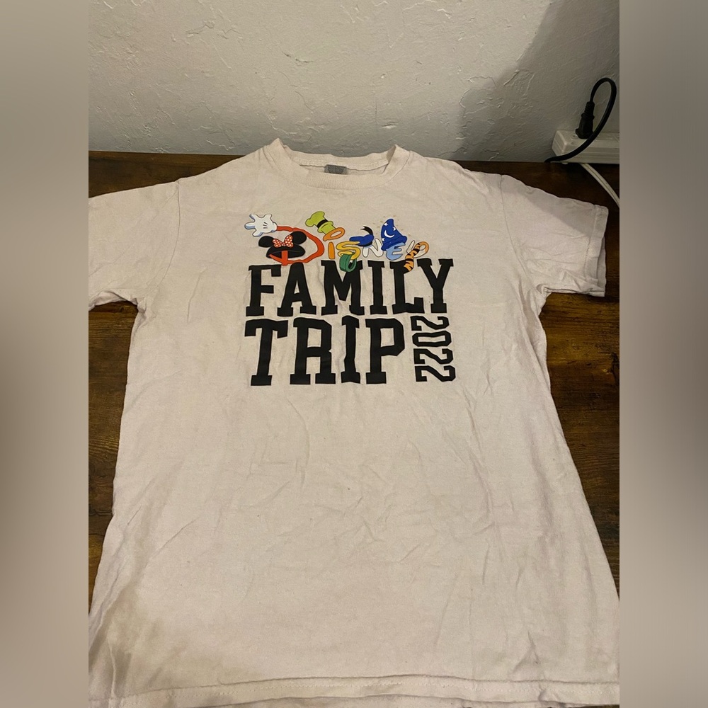 Disney family trip 2022 tshirt Size Small